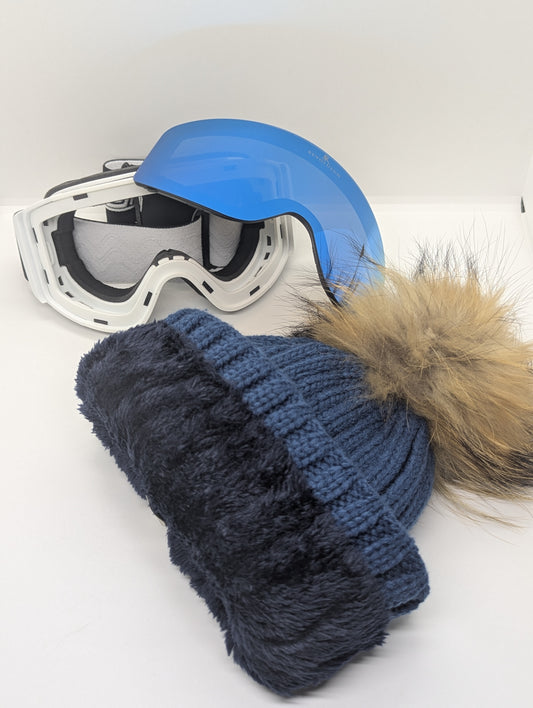 Pack hiver Masque aimanté bleu + bonnet RS offert 🎁
