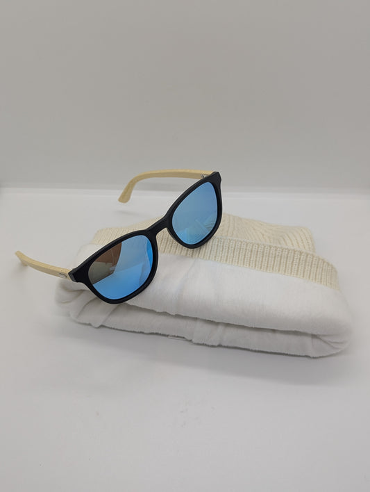 Packs exclusifs Bonnet ⚪ + Lunettes RS polarisé branches bambou