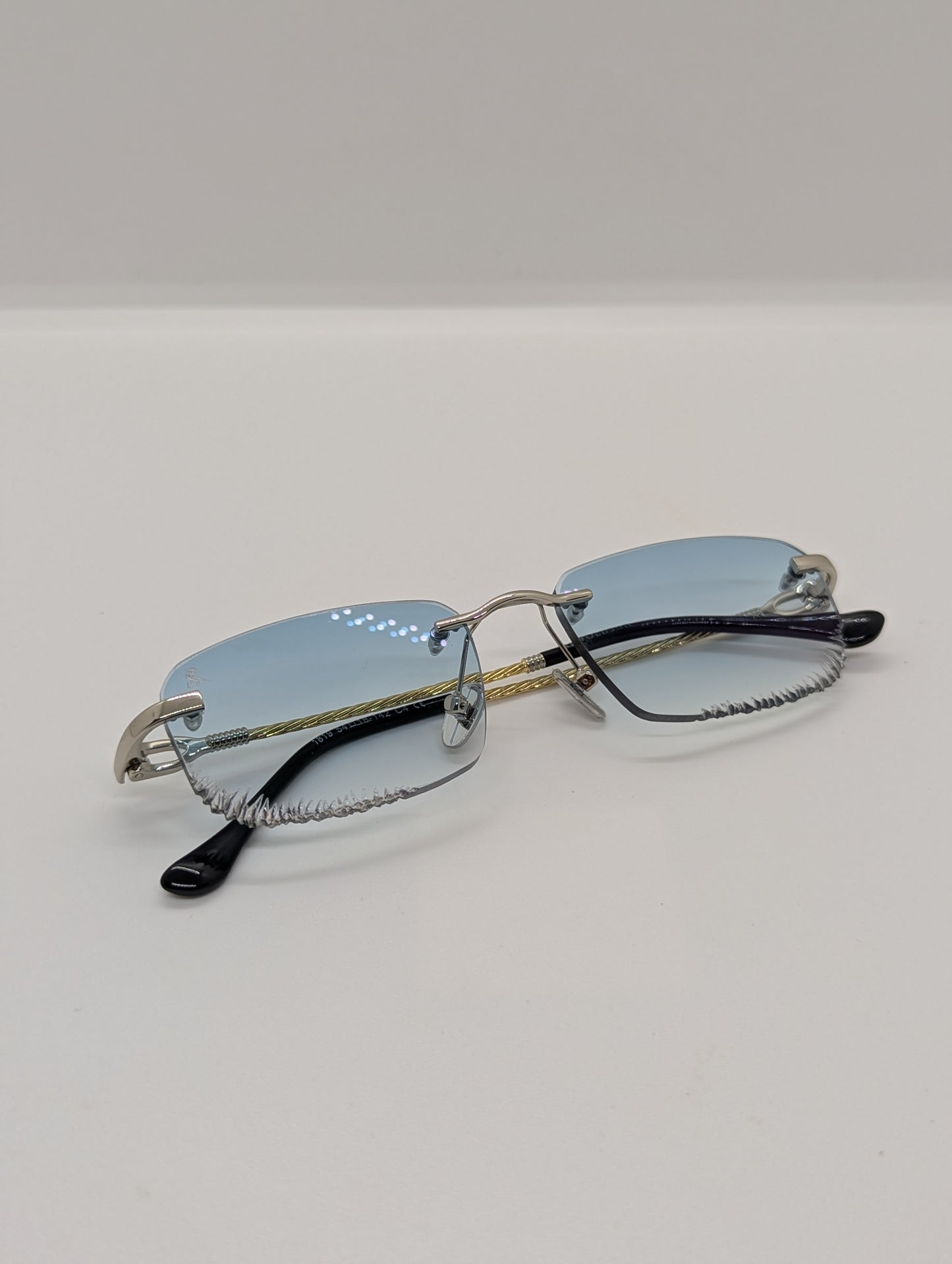 Cali Gold 18K Photochromique Blue/Dark Diamond Cut Ice💎🇫🇷