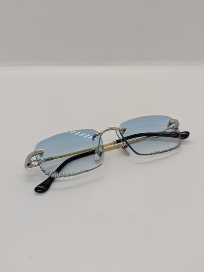 Cali Gold 18K Photochromique Blue/Dark Diamond Cut Ice💎🇫🇷