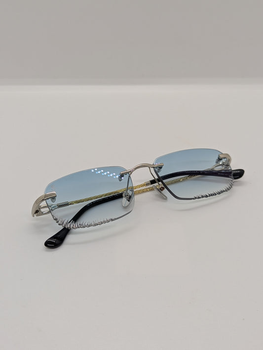 Cali Gold 18K Diamond Cut  Bicolore 4 saison Blue