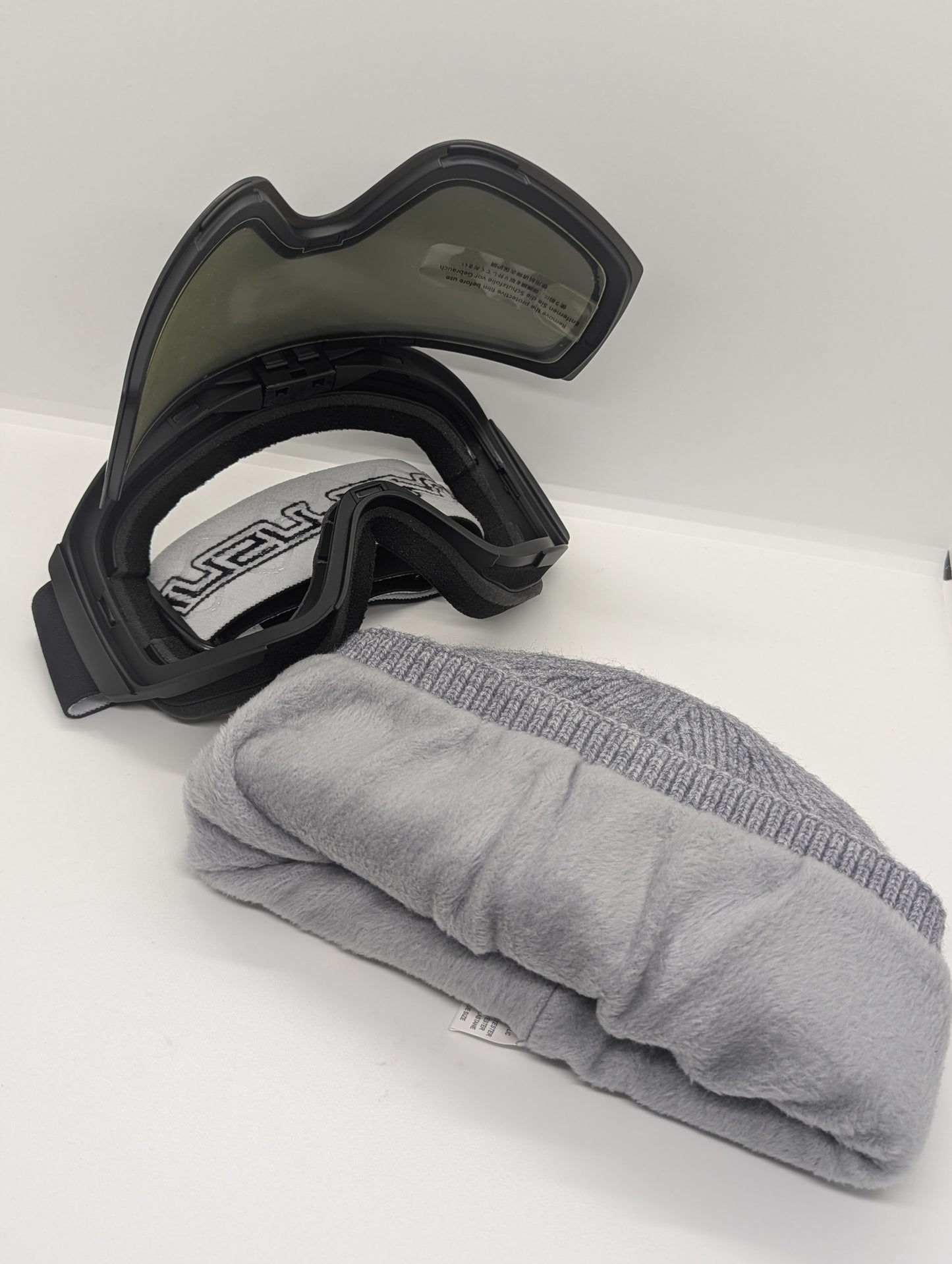 Pack hiver Masque aimanté Gris + bonnet RS offert 🎁