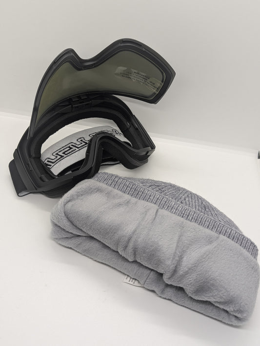 Pack hiver Masque aimanté Gris + bonnet RS offert 🎁
