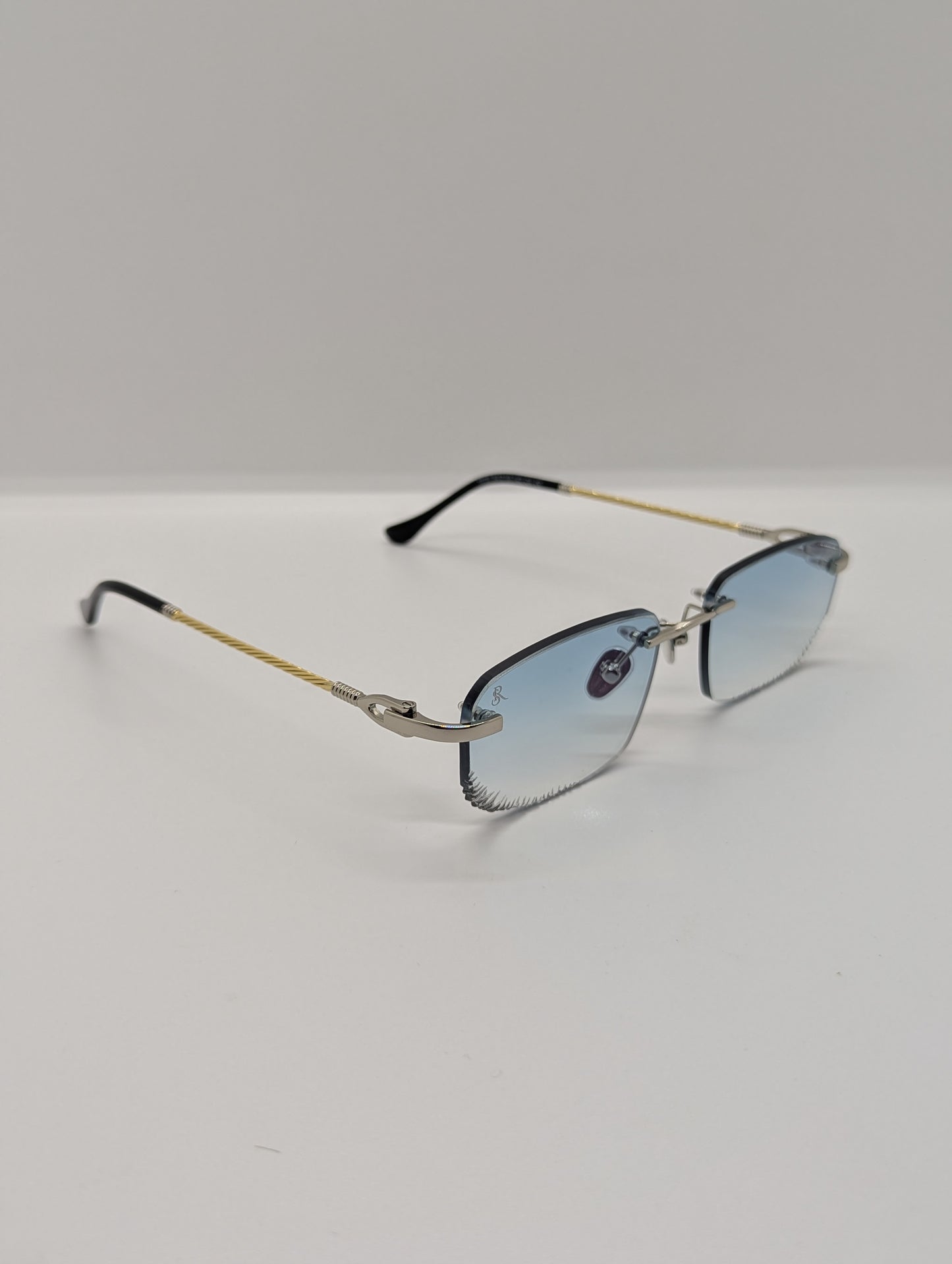 Cali Gold 18K Photochromique Blue/Dark Diamond Cut Ice💎🇫🇷