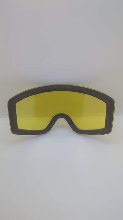 Lentille jaune de rechange pour le mauvais temps aimanté