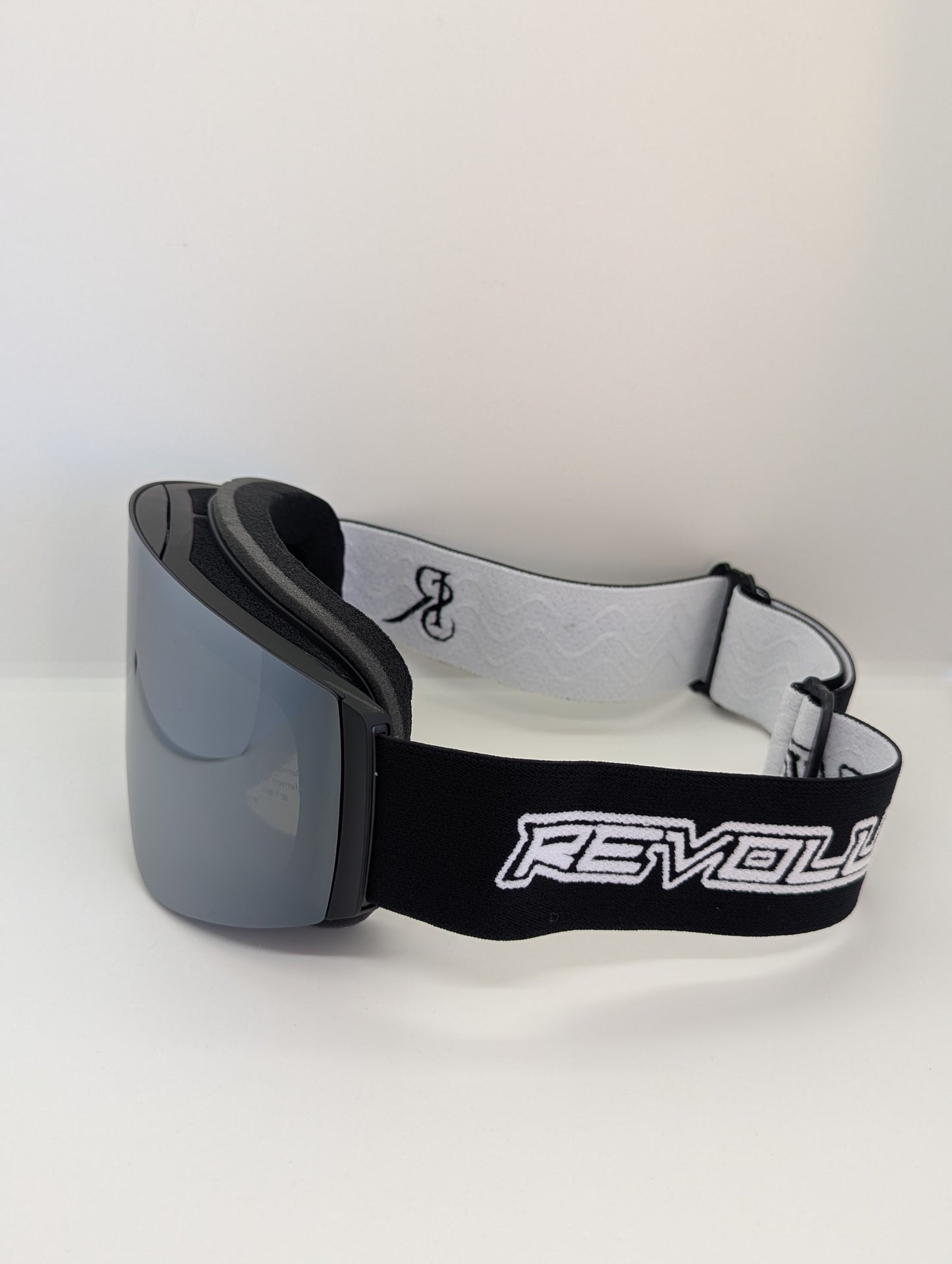 Masque haute vision aimanté + clips 2025 Black / Silver