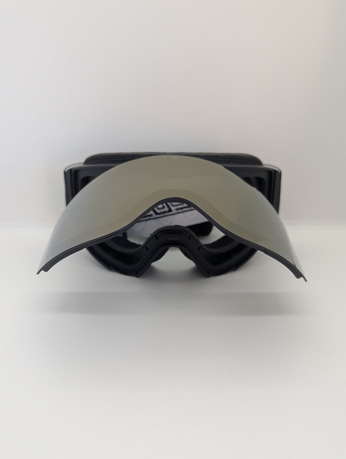 Masque haute vision aimanté + clips 2025 Black / Gold