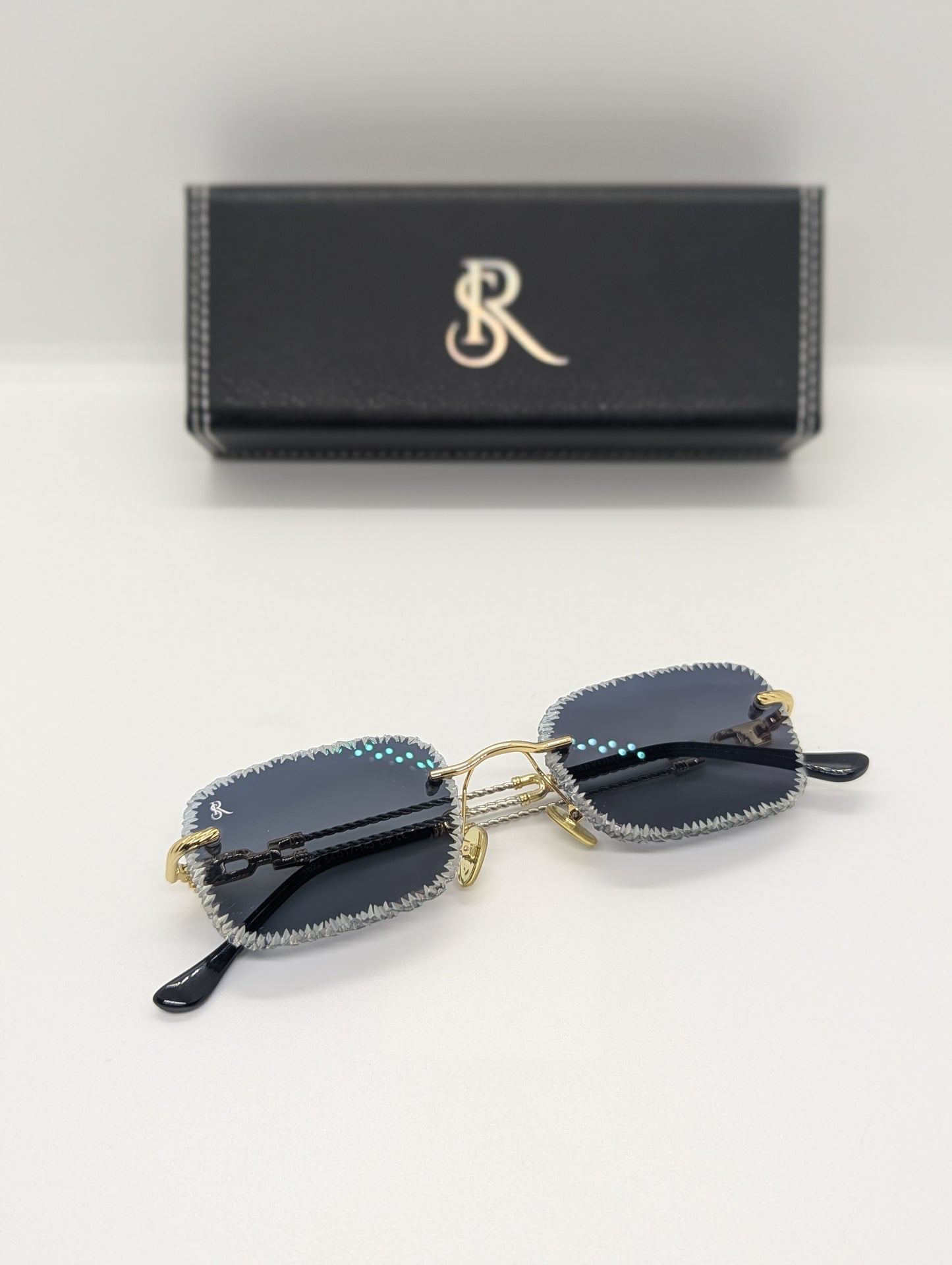 Revolux' Gold 18K Photochromique Blue/Dark Diamond Cut Ice💎🇫🇷
