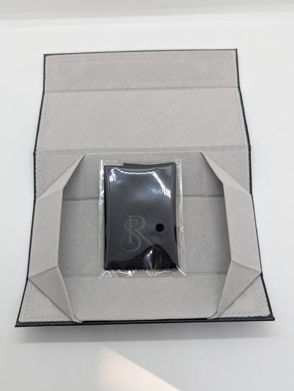 Pack étuis Luxe RS argenté + chamoisine