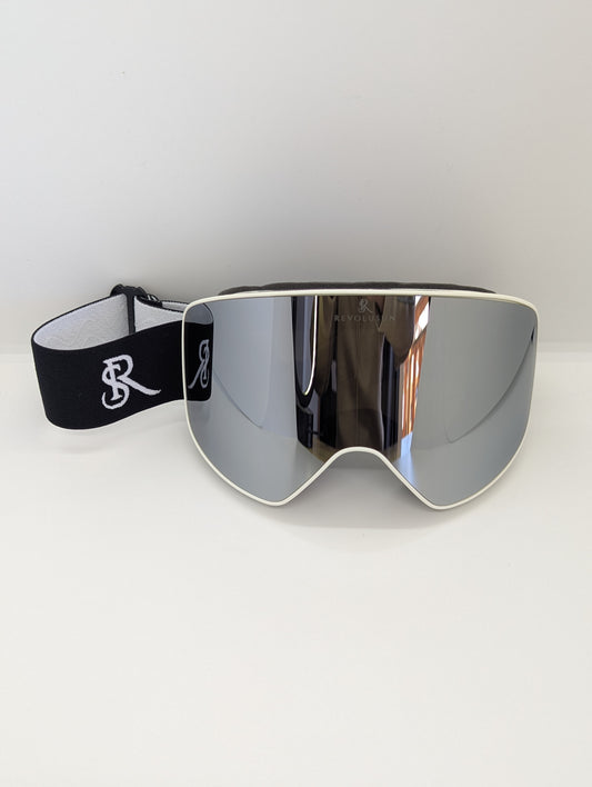 Masque haute vision 2025 White / silver