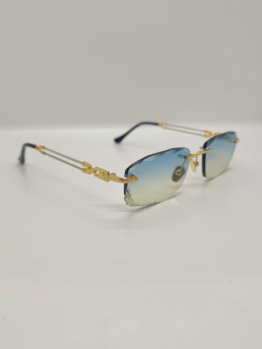 Revolux 18K Diamond Wave Blue Yellow