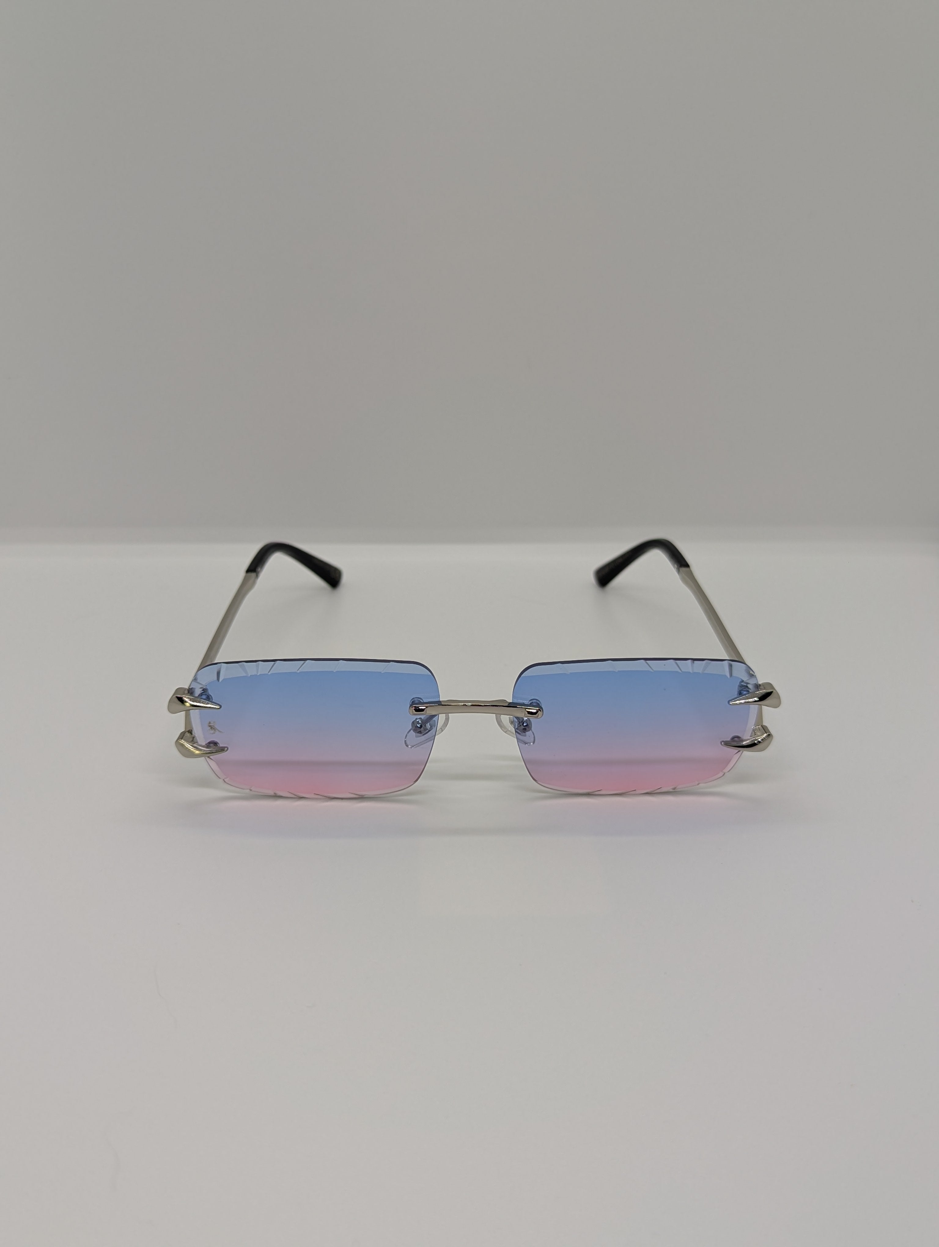 Diamond Silver Blue Pink