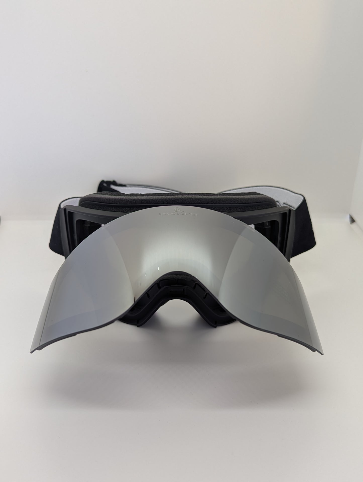 Masque haute vision aimanté + clips 2025 Black / Silver