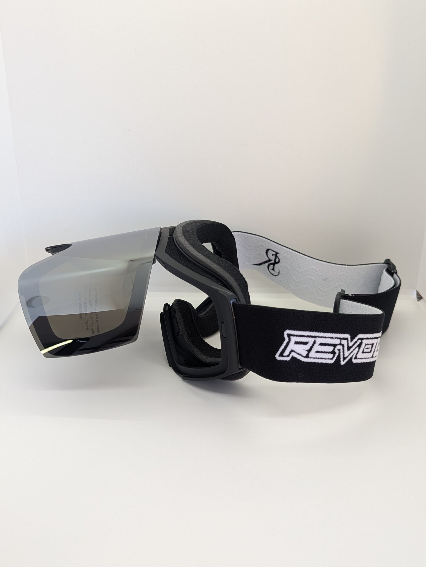 Masque haute vision aimanté + clips 2025 Black / Silver